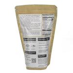 Back of Grounded Granola Maple Cinnamon package with ingredients and nutrition information